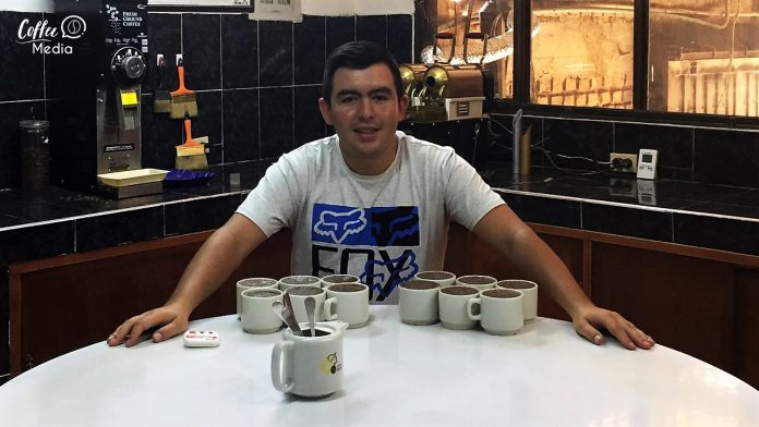 Jhoan Vergara, ganador master of cafe colombia