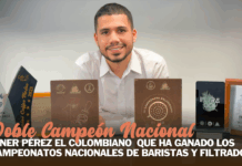 Janer Pérez: el único colombiano Doble Campeón Nacional de Barismo y Filtrados