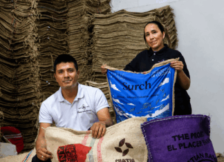 Printing Coffee Blue: venta y marcación de sacos para el café colombiano
